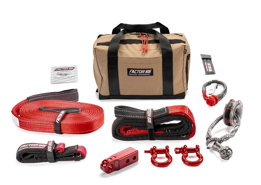 Factor 55- Vehicle Recovery Kit Sawtooth Red -Medium