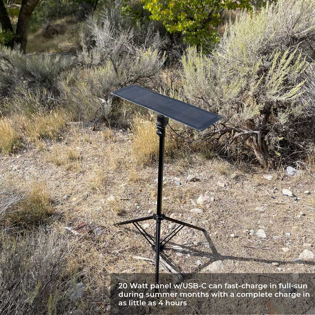 Devos- 20 Watt Portable Solar Panel w/ LightRanger Receiver