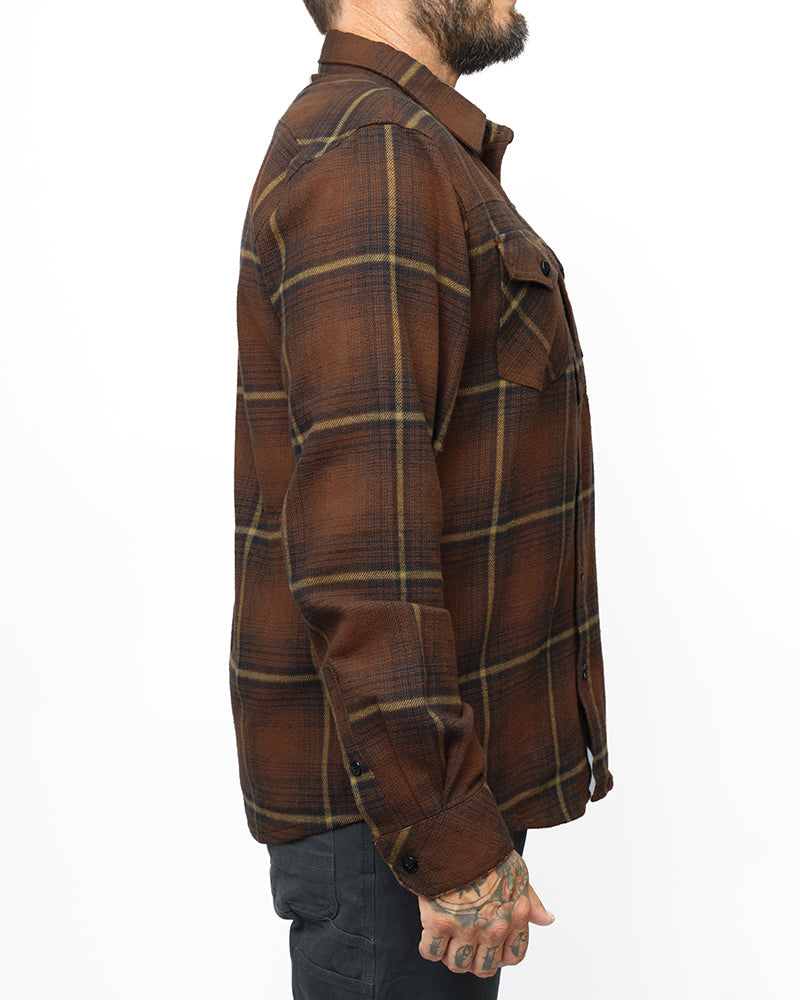 Off The Grid Surplus- Destroyer Flannel - Burnt Brown