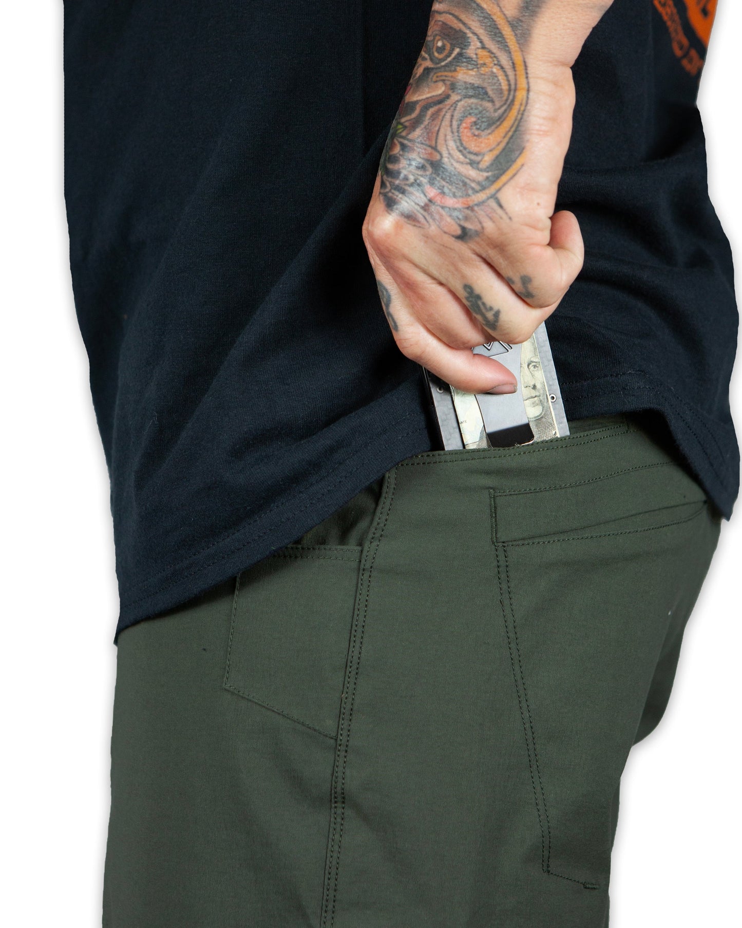 Off The Grid Surplus- Lancer Taper Fit Pant - Dk Army