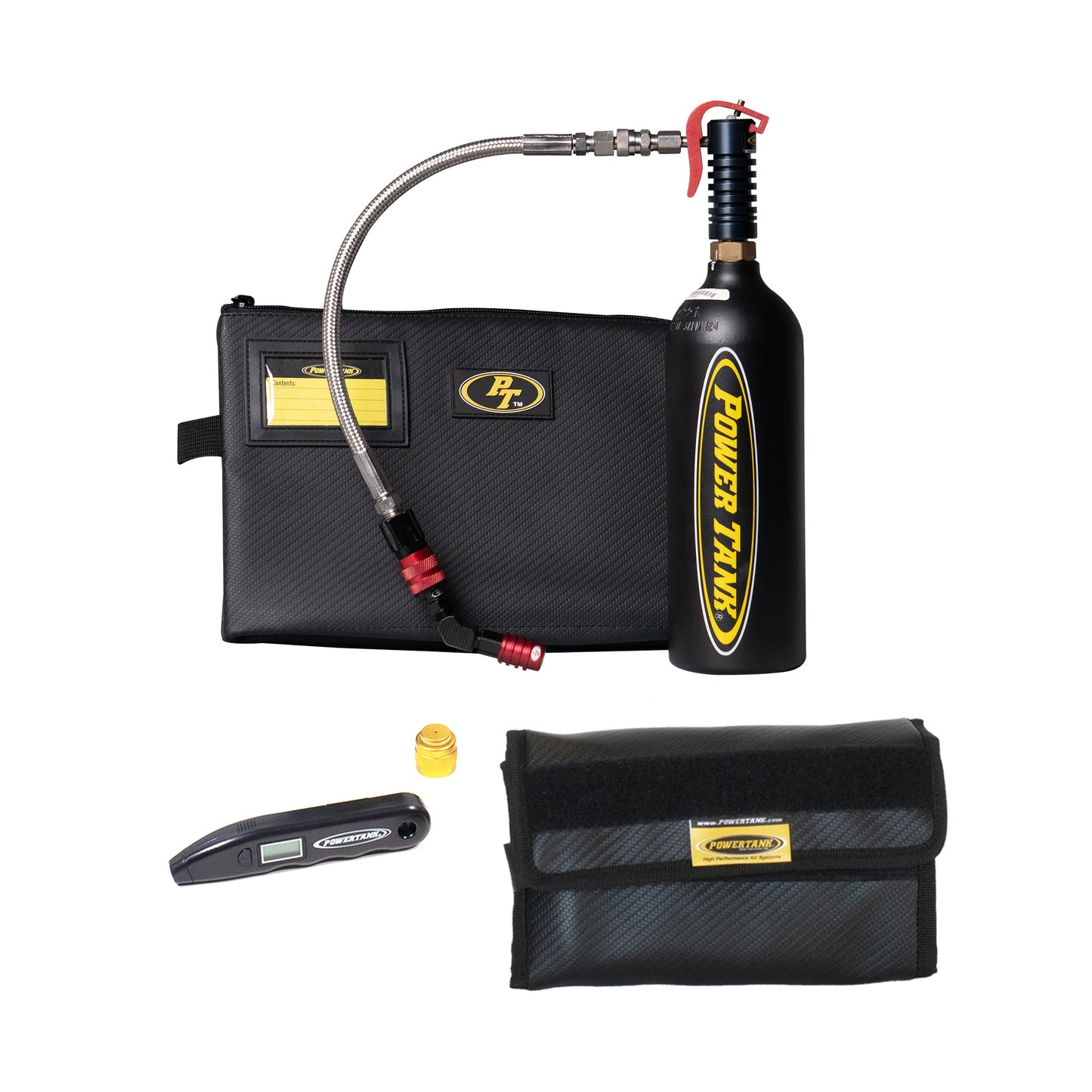 Power Tank- All-In-One Tire Repair Kit with 20 oz CO2 air source