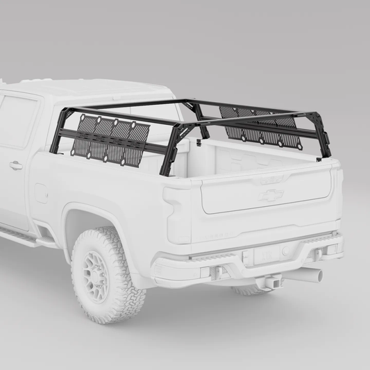 Xtrusion Overland- XTR1 Bed Rack for Chevrolet Silverado & GMC Sierra 2500HD / 3500HD