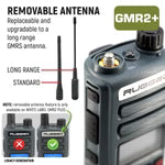 Rugged GMR2 PLUS - GMRS and FRS Two Way Handheld Radio