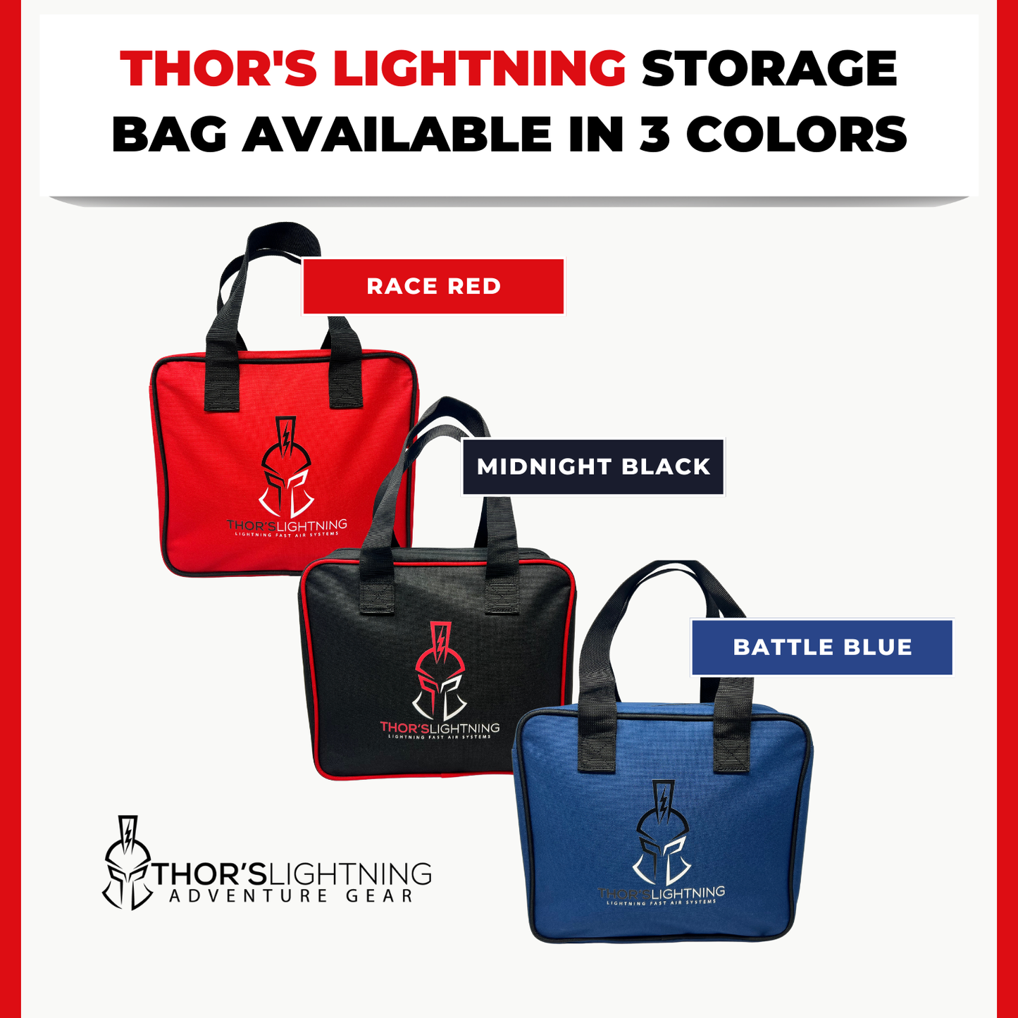 Thor's Lightning Air Systems- Gear Storage Bag
