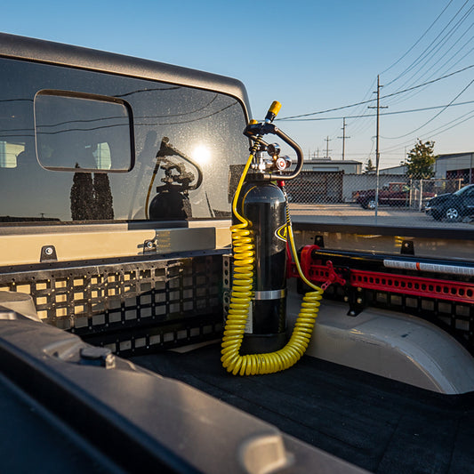 Power Tank- Power Plate - MOLLE Panel or Bedside Rack Mount for Power Tanks and Propane Tanks