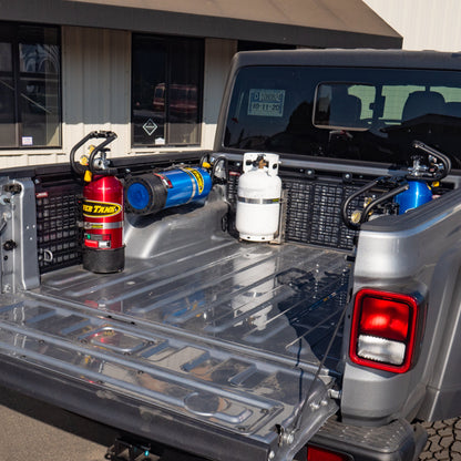 Power Tank- Power Plate - MOLLE Panel or Bedside Rack Mount for Power Tanks and Propane Tanks