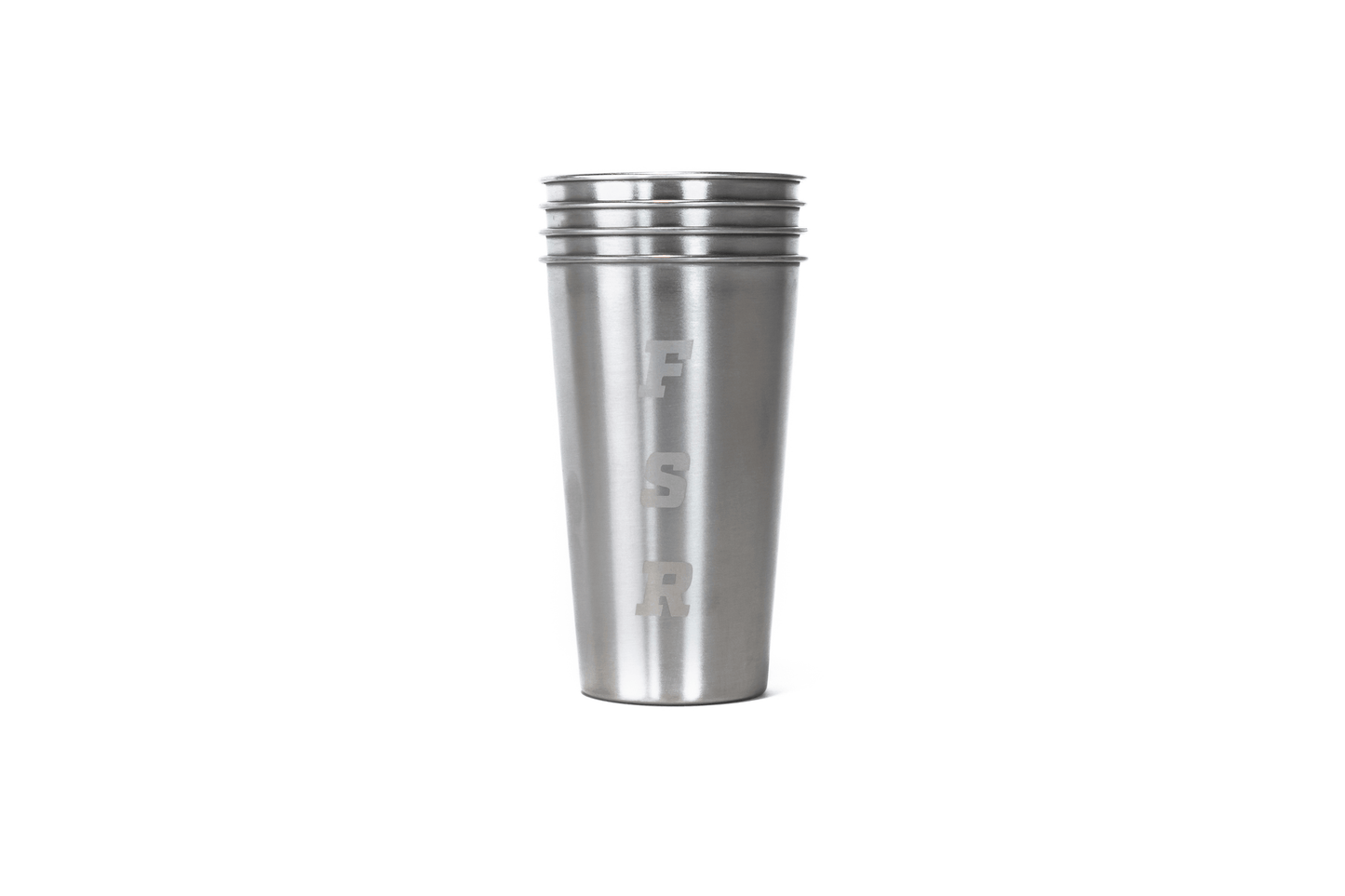 FSR- Stainless Steel 16oz Cups (4) - Clearance