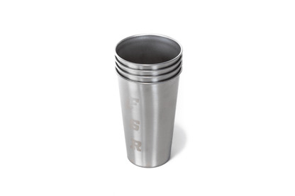 FSR- Stainless Steel 16oz Cups (4) - Clearance