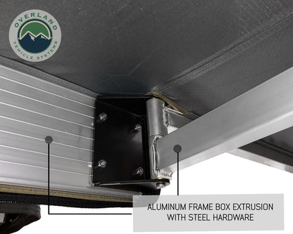 Nomadic Awning 270 Degree - Driver Side Dark Gray Overland Vehicle Systems