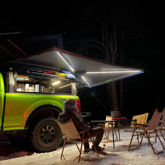 Dirtbox- Free Standing 270-Degree Awning