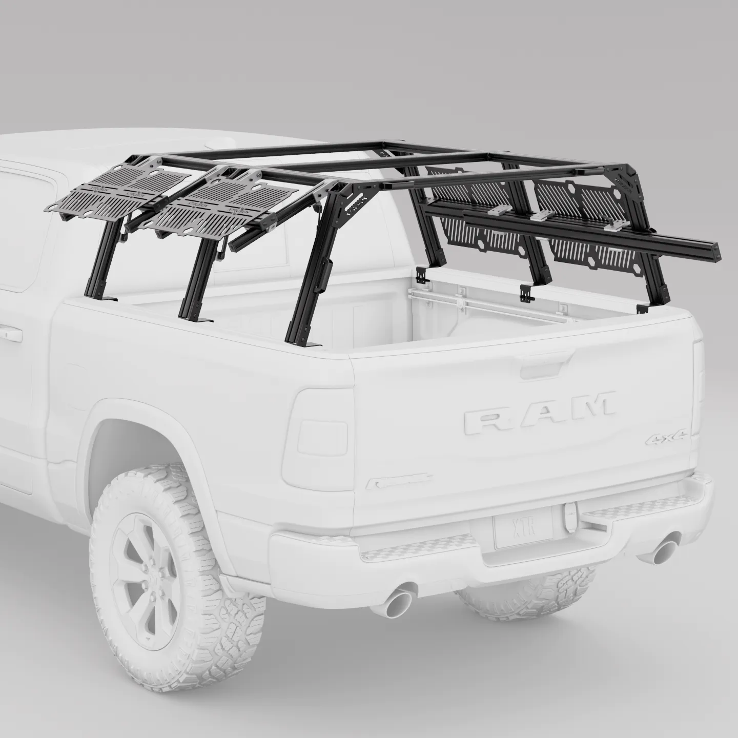 Xtrusion Overland- XTR3 Bed Rack for Dodge Ram 1500 - Tapered Bed