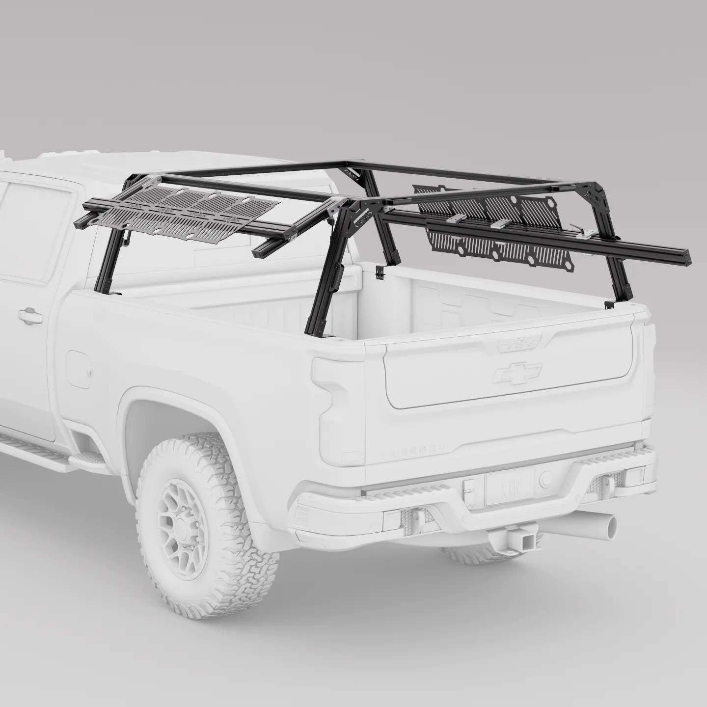 Xtrusion Overland- XTR1 Bed Rack for Chevrolet Silverado & GMC Sierra 2500HD / 3500HD