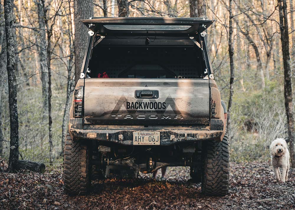 Backwoods Adventure Mods- Hi-Lite Overland Toyota Tacoma Rear Bumper 3rd Gen (2016-2023)