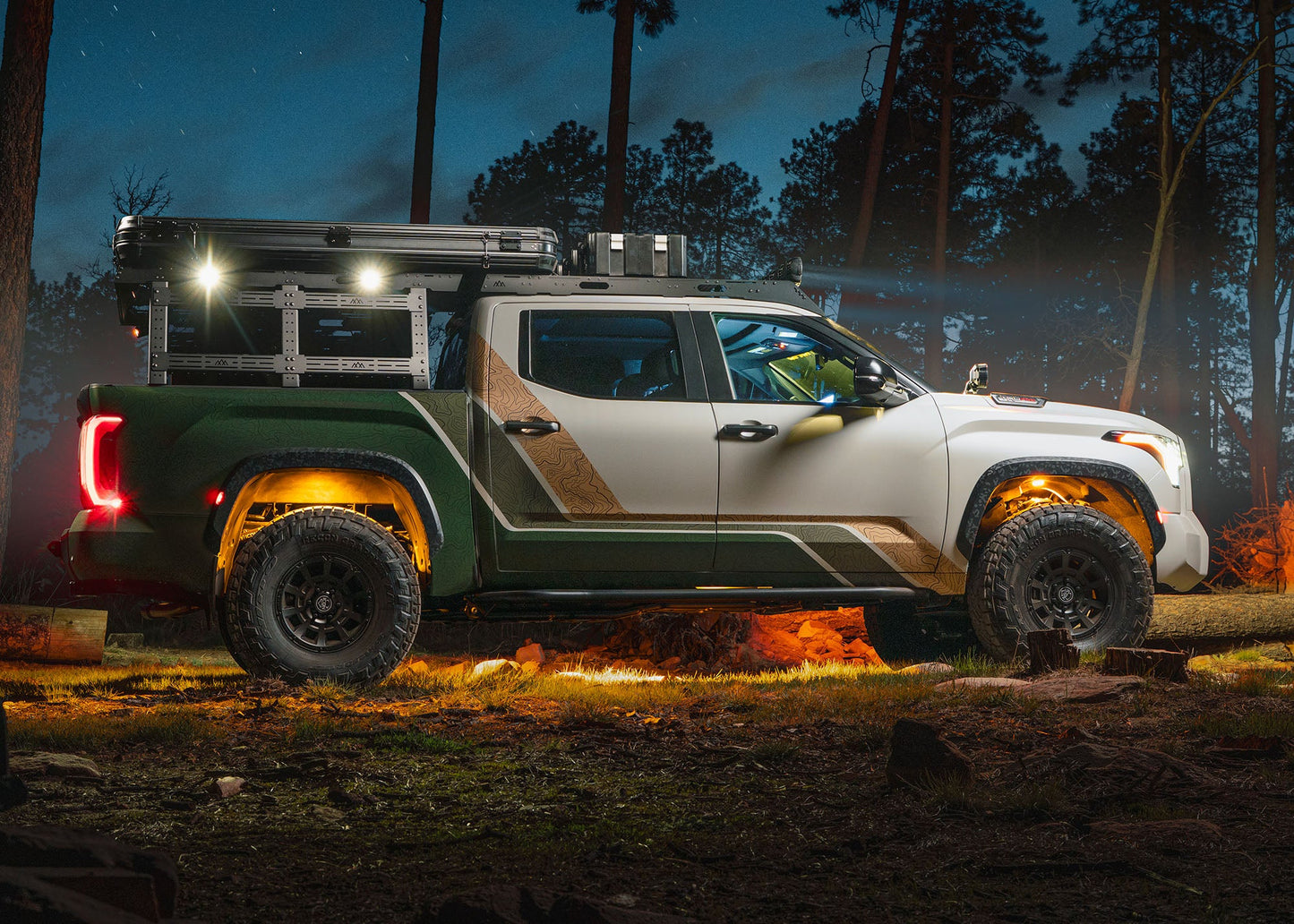 Backwoods Adventure Mods- Toyota Tundra Bed Rack - DRIFTR Topper Add-on