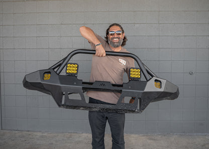 Backwoods Adventure Mods- Hi-Lite Overland Toyota Tacoma Front Bumper 4th Gen (2024-2025) [Prerunner Bull Bar]