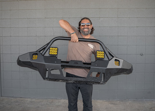 Backwoods Adventure Mods- Hi-Lite Overland Toyota Tacoma Front Bumper 4th Gen (2024-2025) [Prerunner Bull Bar]