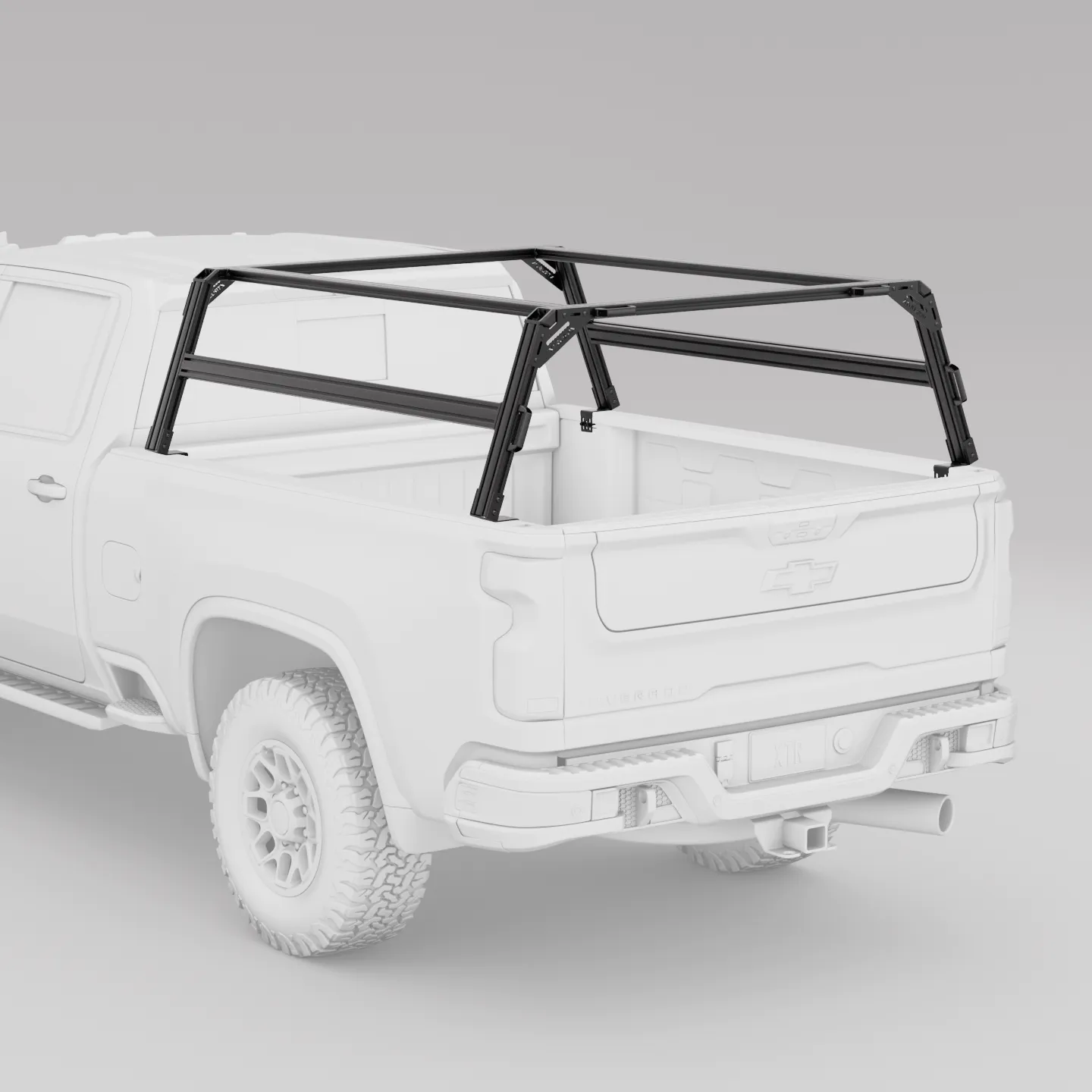 Xtrusion Overland- XTR1 Bed Rack for Chevrolet Silverado & GMC Sierra 2500HD / 3500HD