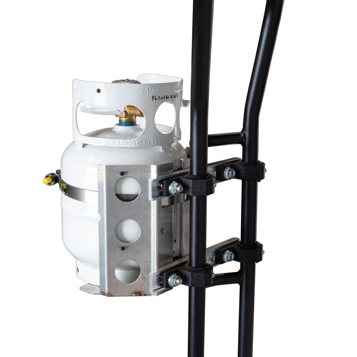 Power Tank- Ladder Cross-Bar Mount for Propane and CO2 Power Tanks