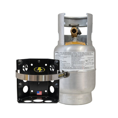 Power Tank- Teton LOCKER Propane Tank Bracket for 5 lb LP Bottle 8 in Diameter
