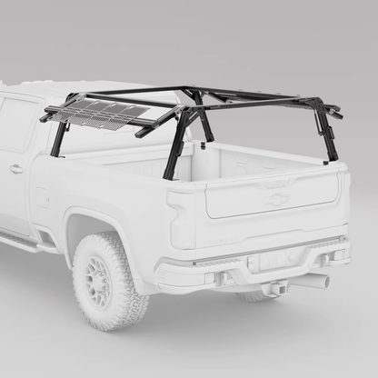 Xtrusion Overland- XTR1 Bed Rack for Chevrolet Silverado & GMC Sierra 2500HD / 3500HD