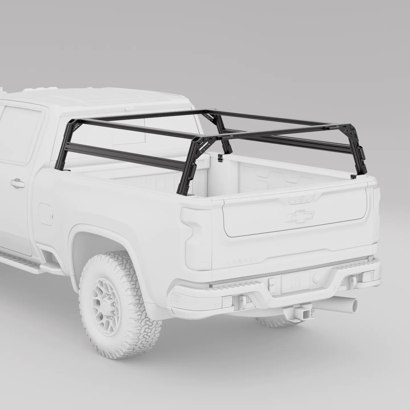 Xtrusion Overland- XTR1 Bed Rack for Chevrolet Silverado & GMC Sierra 2500HD / 3500HD