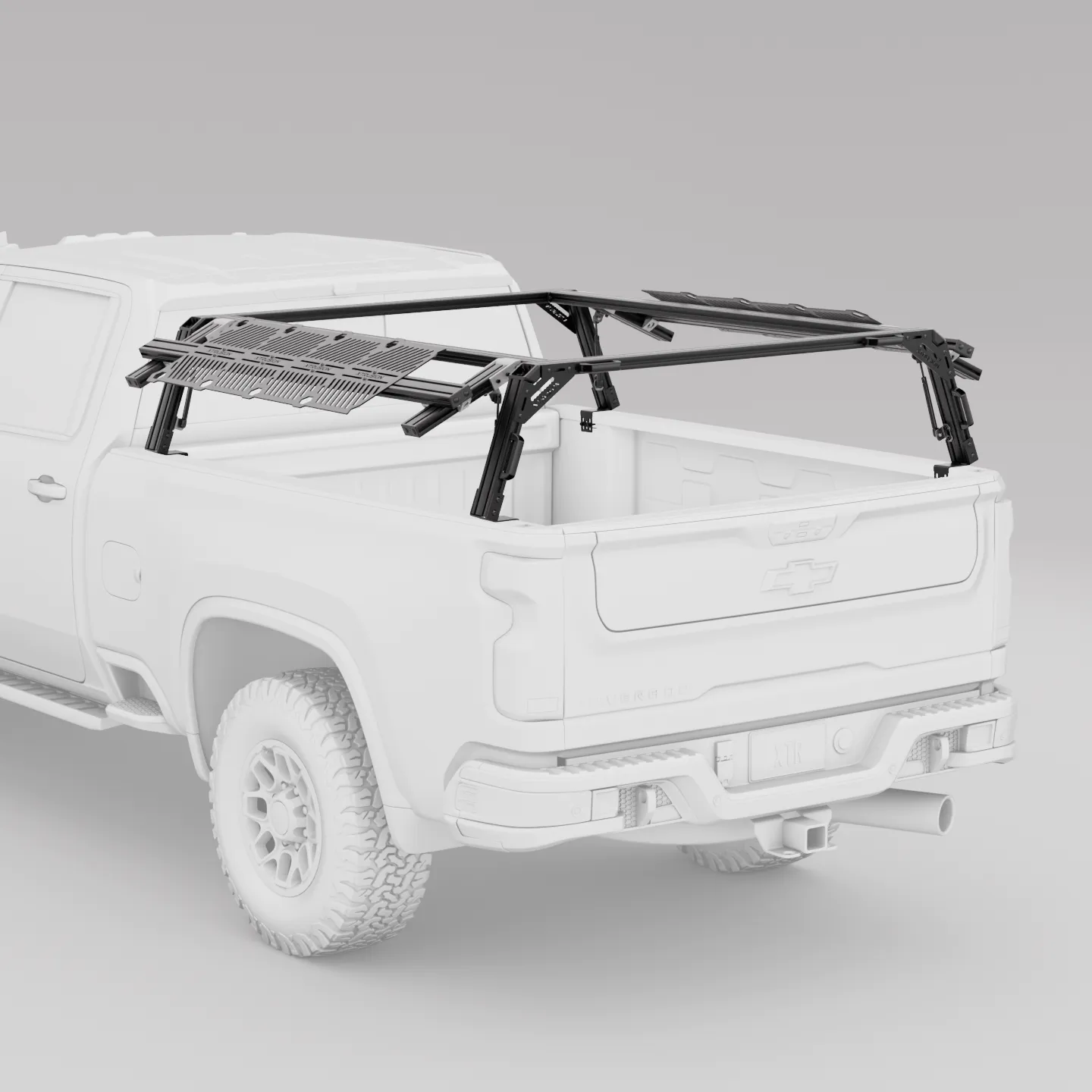 Xtrusion Overland- XTR1 Bed Rack for Chevrolet Silverado & GMC Sierra 2500HD / 3500HD