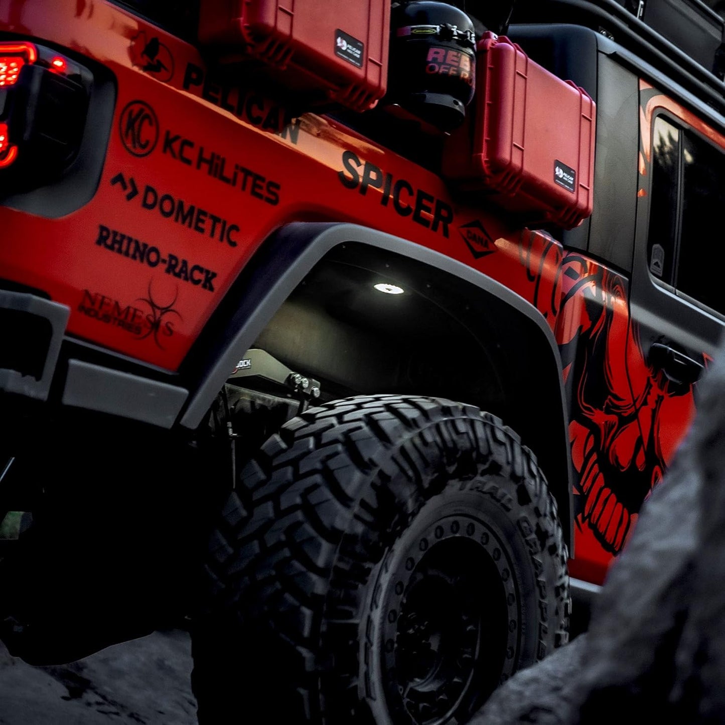 KC- Cyclone V2 Led - Single Light - Clear