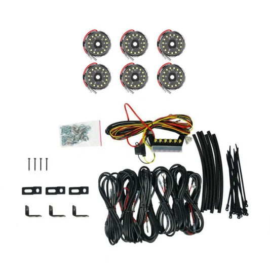 KC- Cyclone V2 LED 6-Light - Rock Light Kit