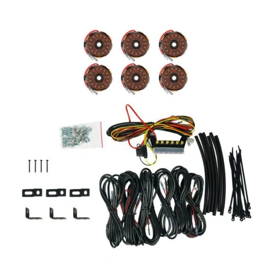 KC- Cyclone V2 LED 6-Light - Rock Light Kit