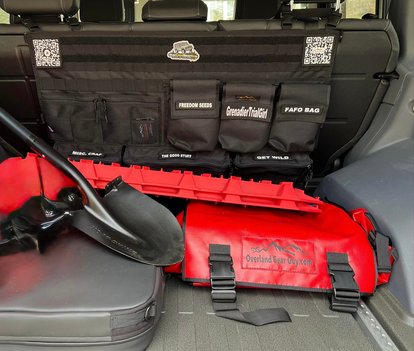 OverlandGearGuy- Rear Bench Seat Organizer