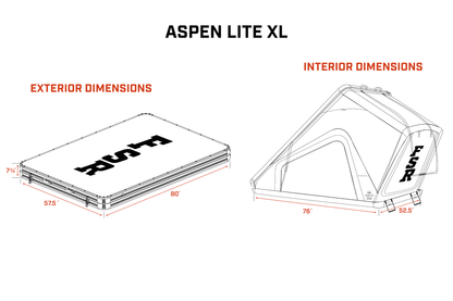 FSR- Aspen Lite XL - Rooftop Tent