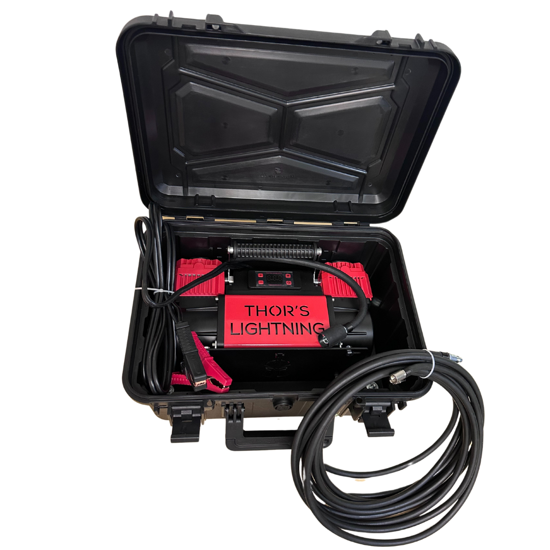 Thor's Lightning Air Systems- Portable AirVault2 12v Dual Air Compressor 10.6 CFM