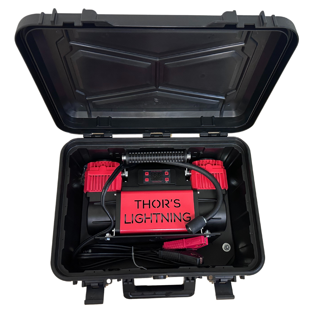 Thor's Lightning Air Systems- Portable AirVault2 12v Dual Air Compressor 10.6 CFM