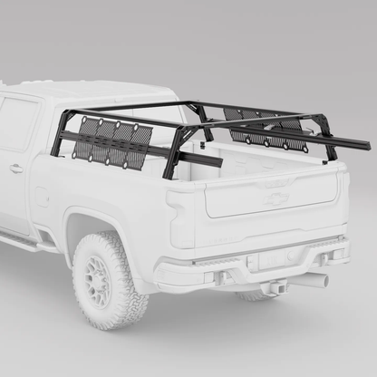 Xtrusion Overland- XTR1 Bed Rack for Chevrolet Silverado & GMC Sierra 2500HD / 3500HD