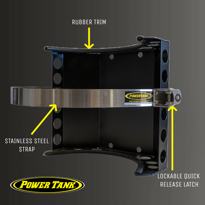 Power Tank- Gannett MARINE Bracket for 10 lb. Aluminum Propane Tank