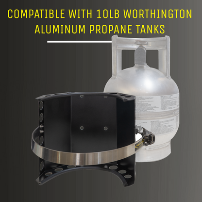Power Tank- Gannett MARINE Bracket for 10 lb. Aluminum Propane Tank