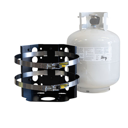 Power Tank- Sumatra MARINE Bracket for 20 lb. Steel BBQ Propane Tank