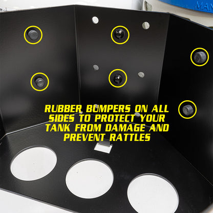 Power Tank- Tor LOCKER Bracket for 11 lb Squatty Propane Tank & 11 lb Viking Composite Tank