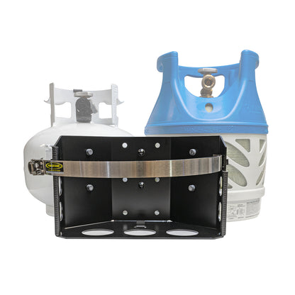 Power Tank- Tor LOCKER Bracket for 11 lb Squatty Propane Tank & 11 lb Viking Composite Tank