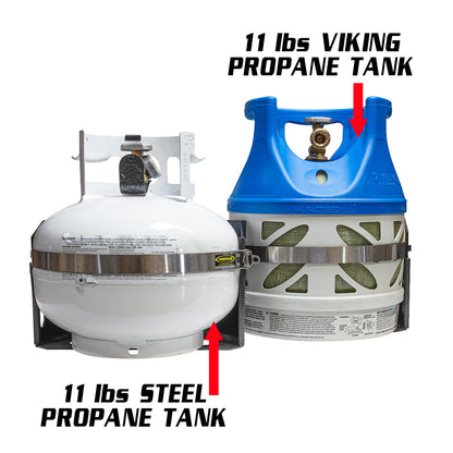 Power Tank- Tor LOCKER Bracket for 11 lb Squatty Propane Tank & 11 lb Viking Composite Tank