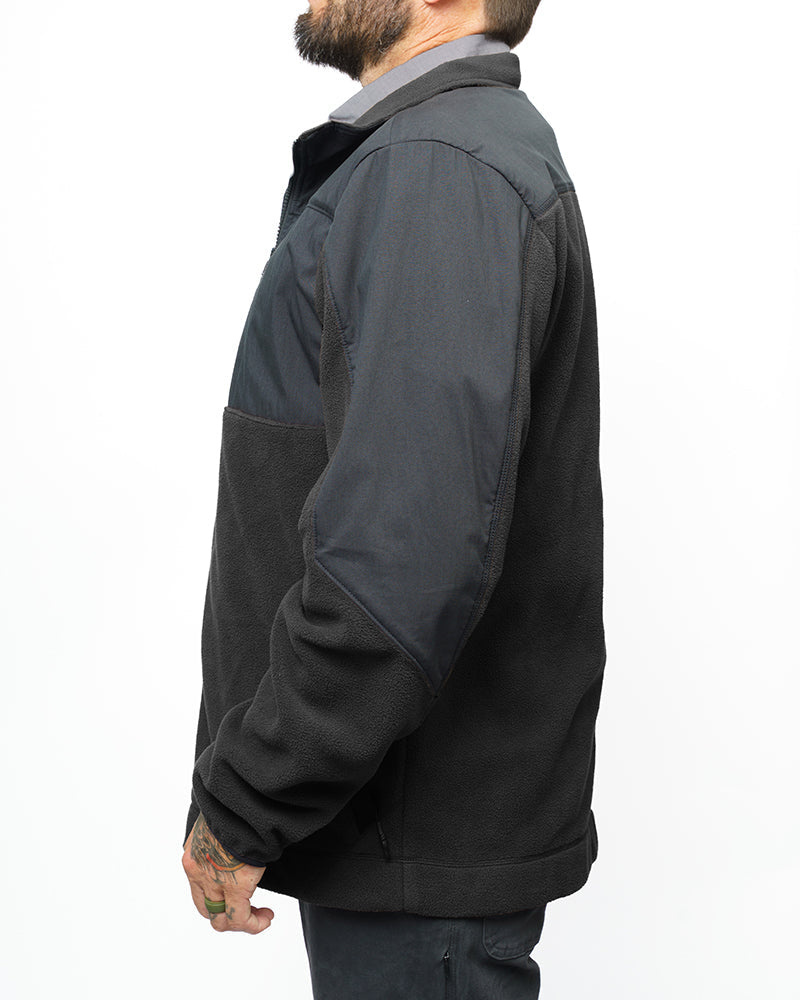 Off The Grid Surplus- Bruin Fleece Zip Up - Black