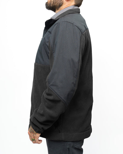 Off The Grid Surplus- Bruin Fleece Zip Up - Black