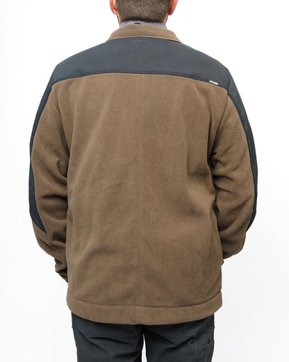 Off the Grid Surplus- Bruin Fleece Zip Up- Major Brown