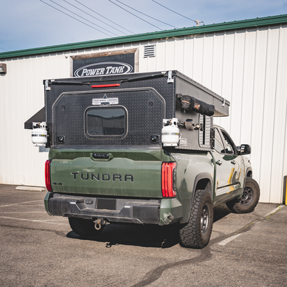 Power Tank- Four Wheel Camper Mount for 5 lb propane tank bracket