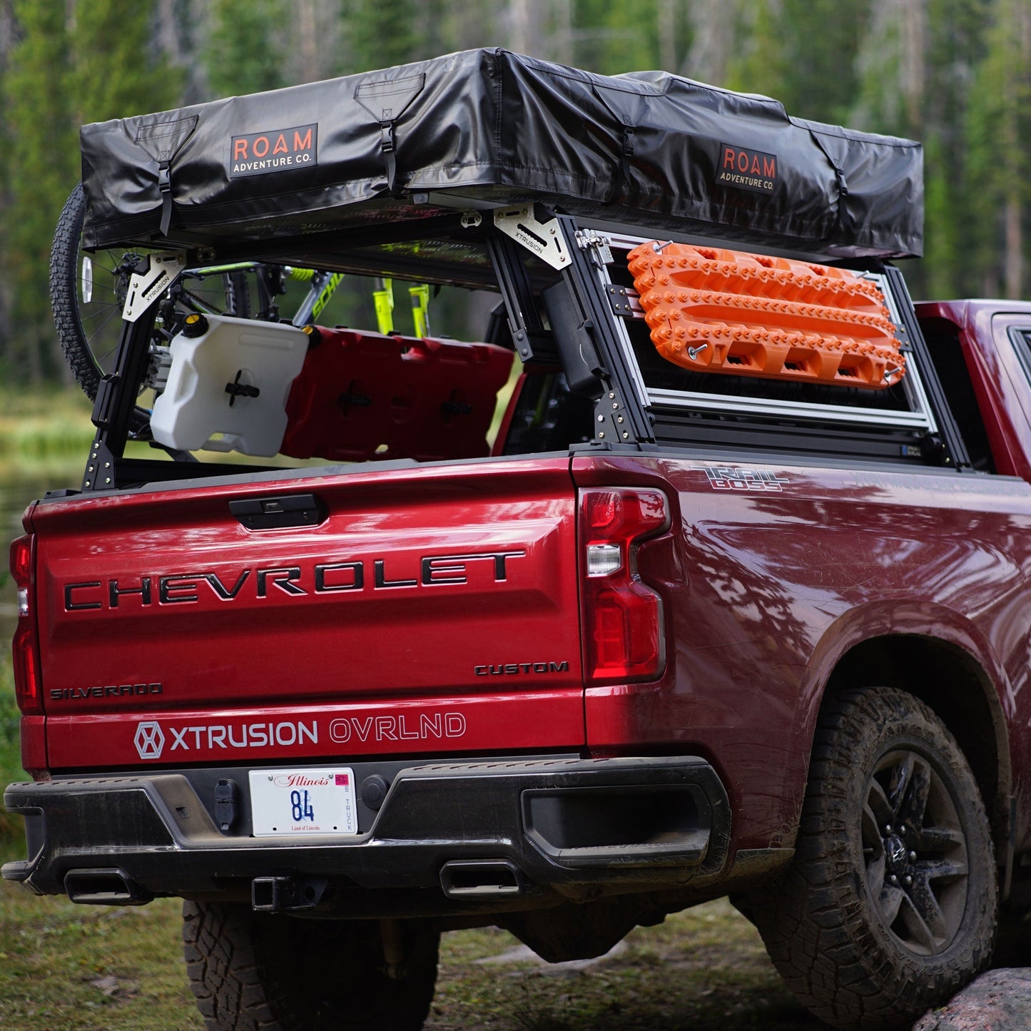 Xtrusion Overland- XTR1 Bed Rack for Chevrolet Silverado & GMC Sierra 2500HD / 3500HD