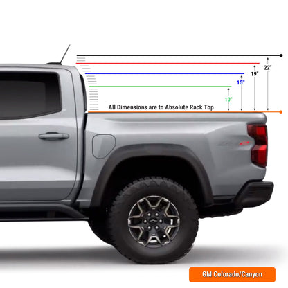Xtrusion Overland- XTR1 Bed Rack for Chevrolet Colorado / GMC Canyon