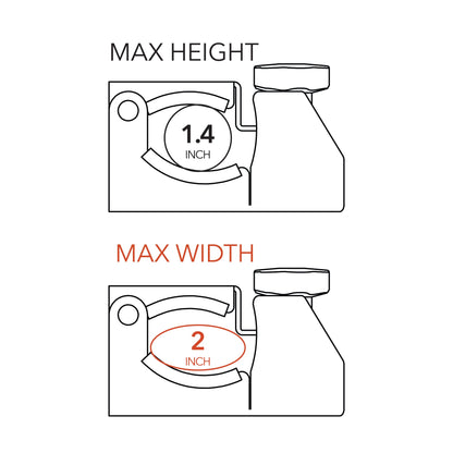 DMOS- Universal Shovel/Axe Mount
