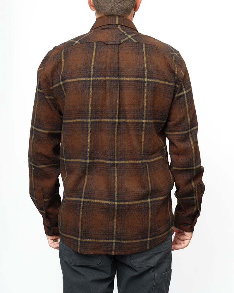 Off The Grid Surplus- Destroyer Flannel - Burnt Brown