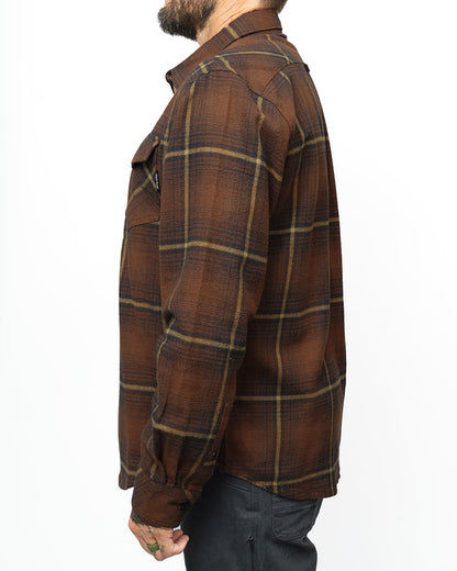 Off The Grid Surplus- Destroyer Flannel - Burnt Brown