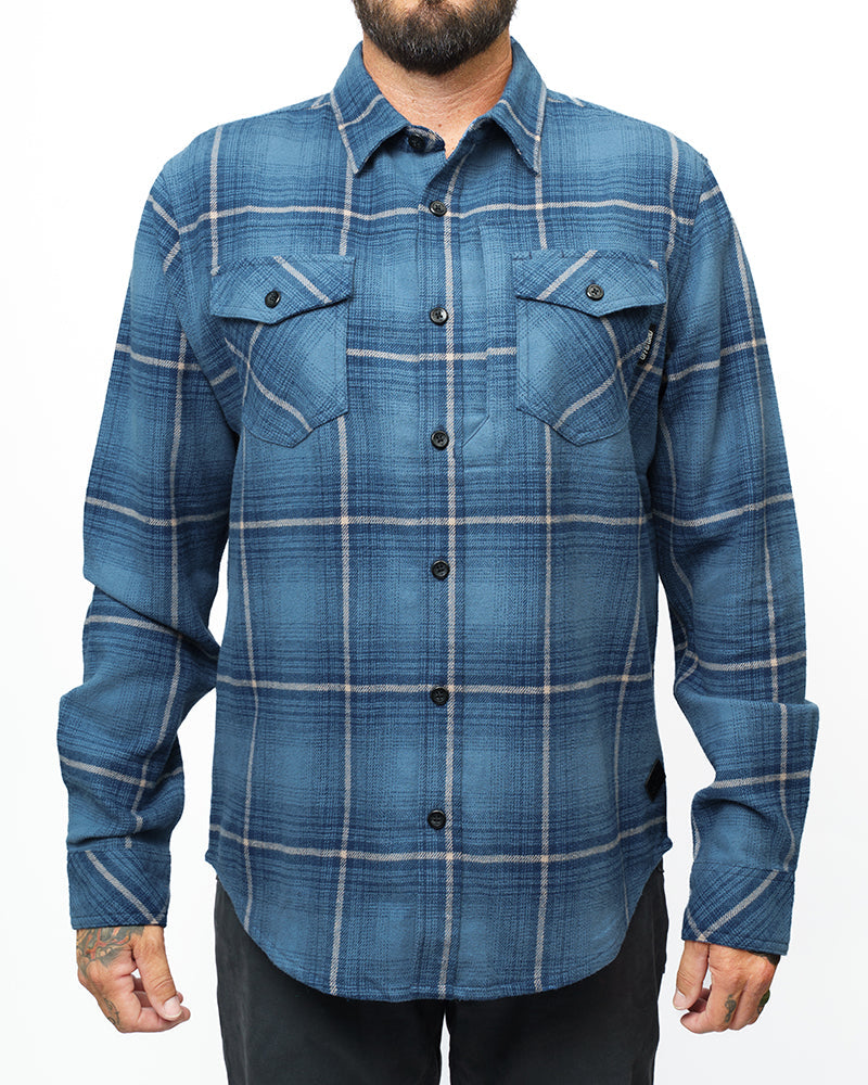Off The Grid Surplus- Destroyer Flannel - Pale Blue
